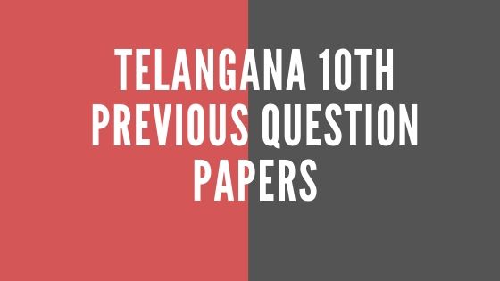 TS SSC 10th Class Question Papers Download