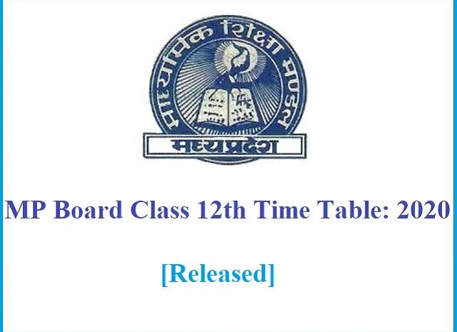 MP Board CBSE Class 12th Exams from June 9th | Check out Time Table