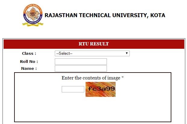  Rajasthan Technical University MCA 1st Sem Exam Results 2020