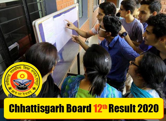  Chhattisgarh Board Class 10th, 12th Exam Results