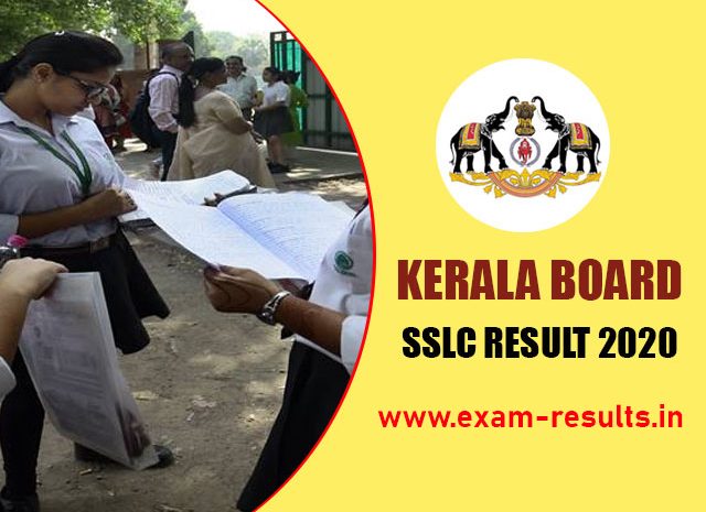 Kerala SSLC Results 2020 Check @ exam-results.in