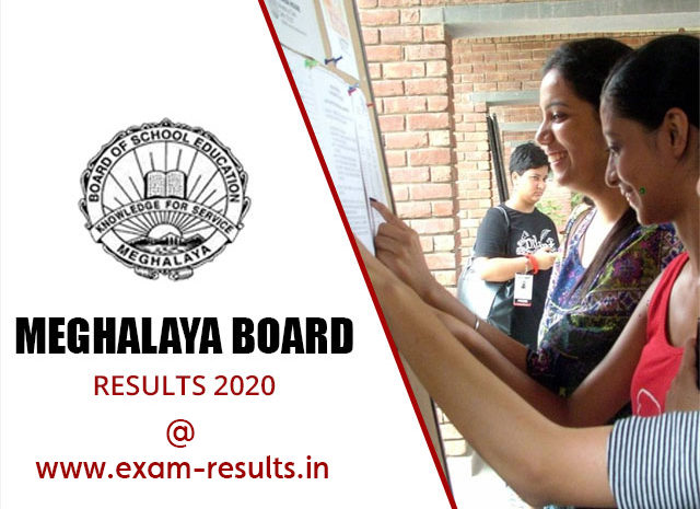 Meghalaya Board Class 10th Results 2020