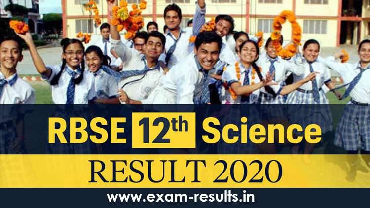  Rajasthan RBSE 12th Class Science Exam Results 2020