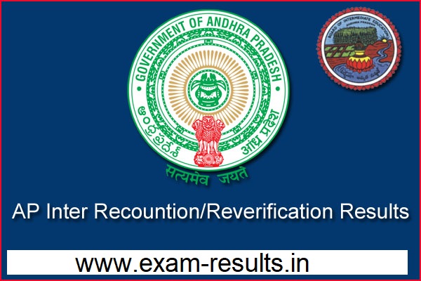  AP Inter 1st year and 2nd year Recounting/Re-verification Results 2020