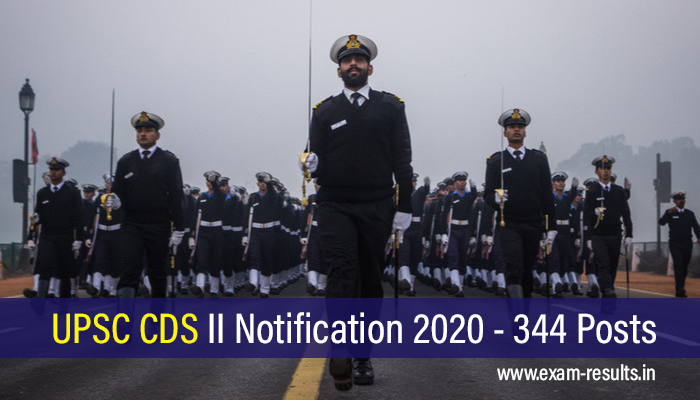  UPSC CDS II Notification 2020