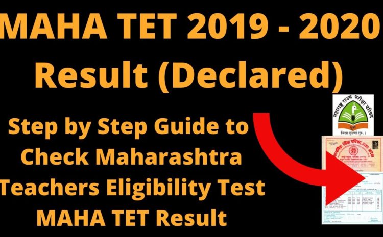 Maharashtra TET 2020 provisional result